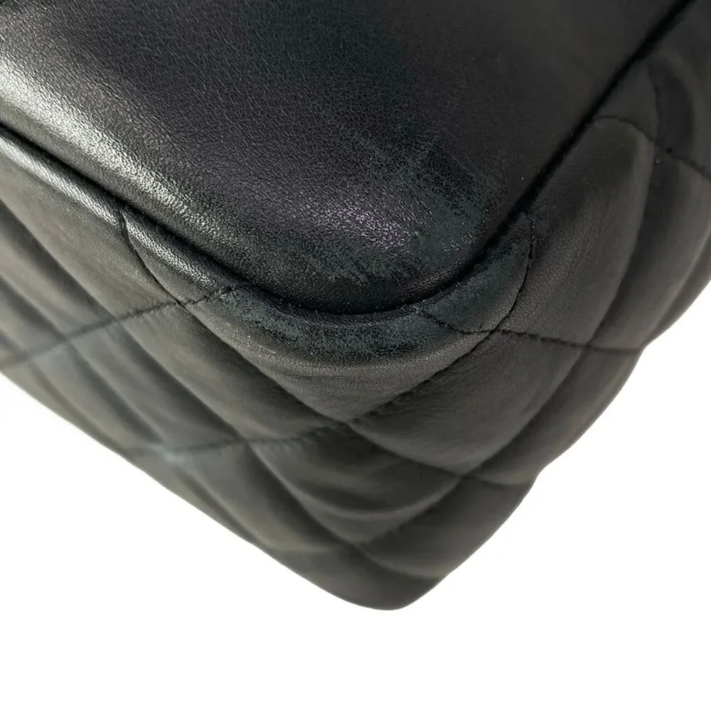 Chanel Cambon Mini Bowling Bag Handbag A29792 Lambskin Patent Leather